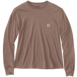 Carhartt Women's Tencel Pocket Long Sleeve T Shirt Front_Flat