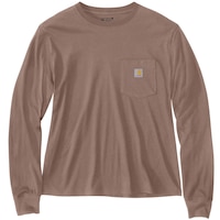 Carhartt Women's Tencel Pocket Long Sleeve T Shirt Front_Flat