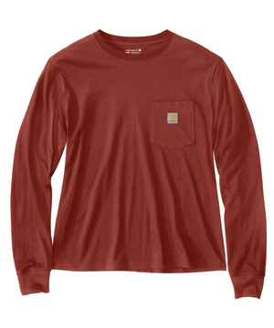 T-shirt en Tencel à manches longues et avec poche pour femmes, Carhartt