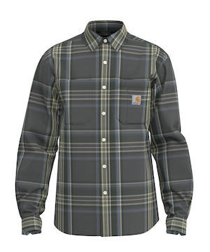 Chemise à carreaux en flanelle d’épaisseur moyenne pour hommes, Carhartt