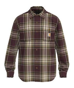 Chemise à carreaux en flanelle très épaisse pour hommes