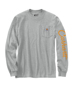 Carhartt Men's Pocket Dog Graphic Long Sleeve T Shirt