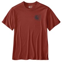Carhartt Men's Back Graphic T Shirt Front_Flat
