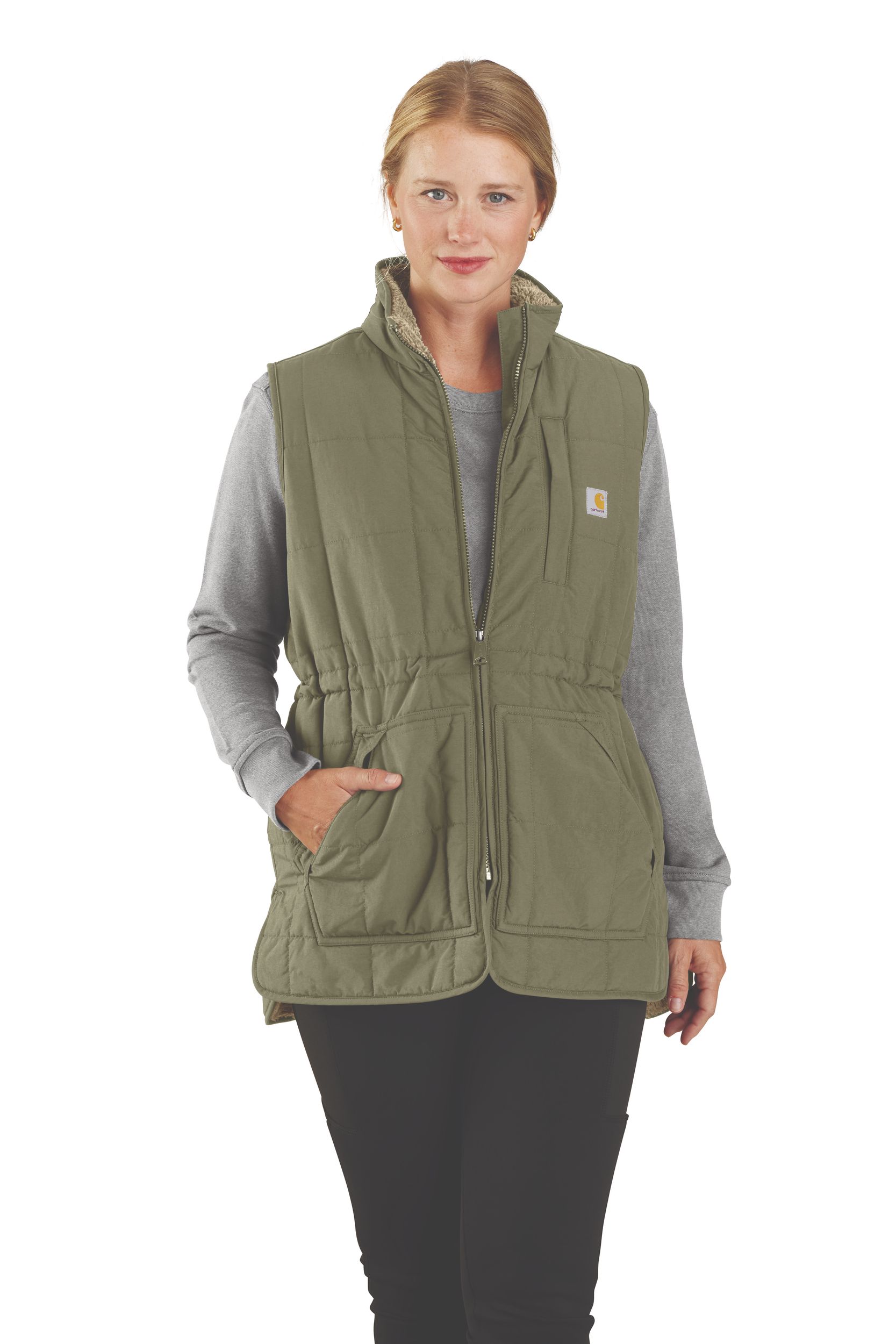 Gilet isolé léger à col cheminée pour femmes, Carhartt