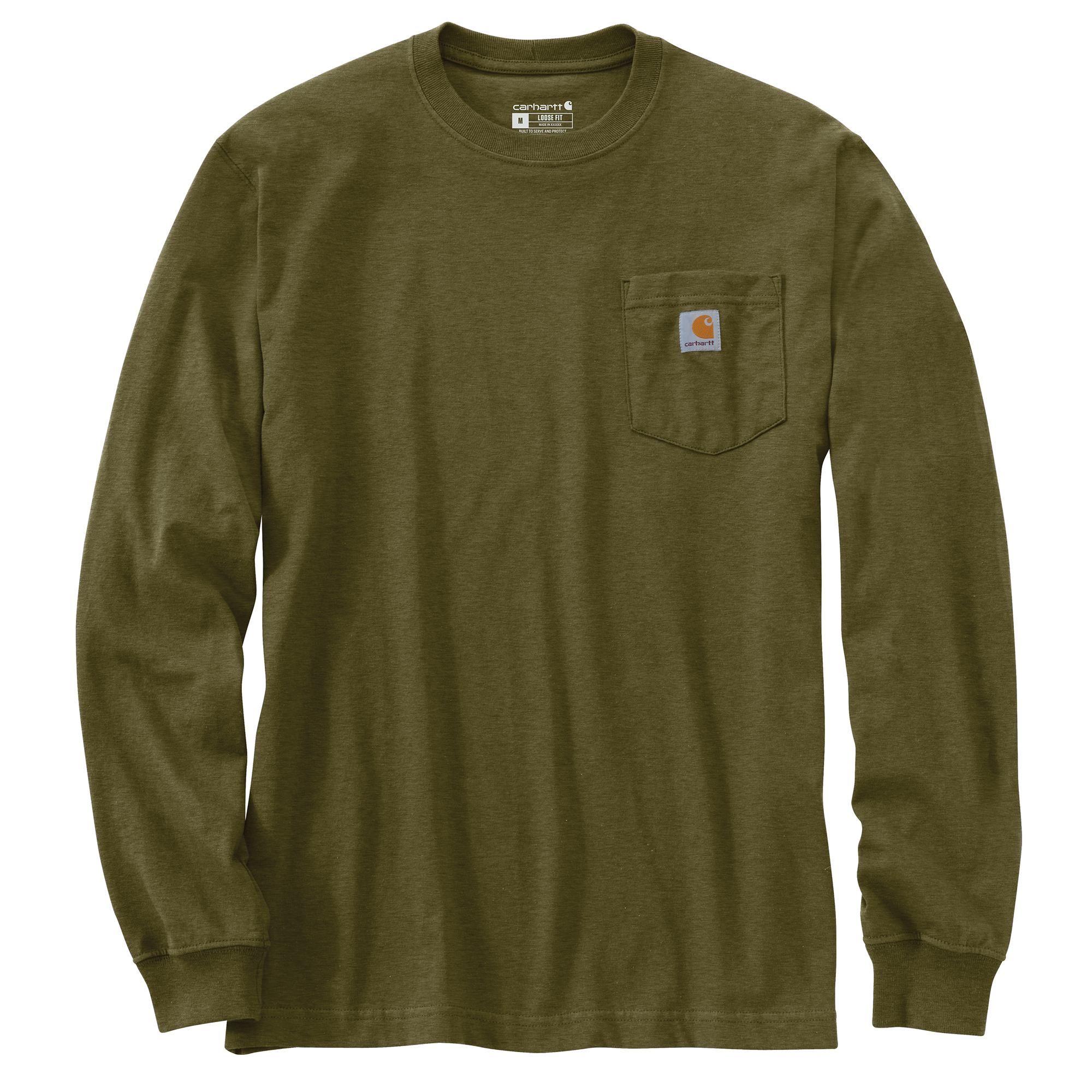 Carhartt Men's Pocket Outdoor Graphic Long Sleeve T Shirt