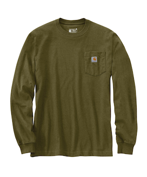 Carhartt Men's Pocket Outdoor Graphic Long Sleeve T Shirt