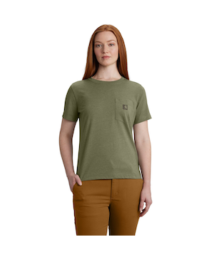 Carhartt Women's Irvine Cotton Blend Pocket T-shirt