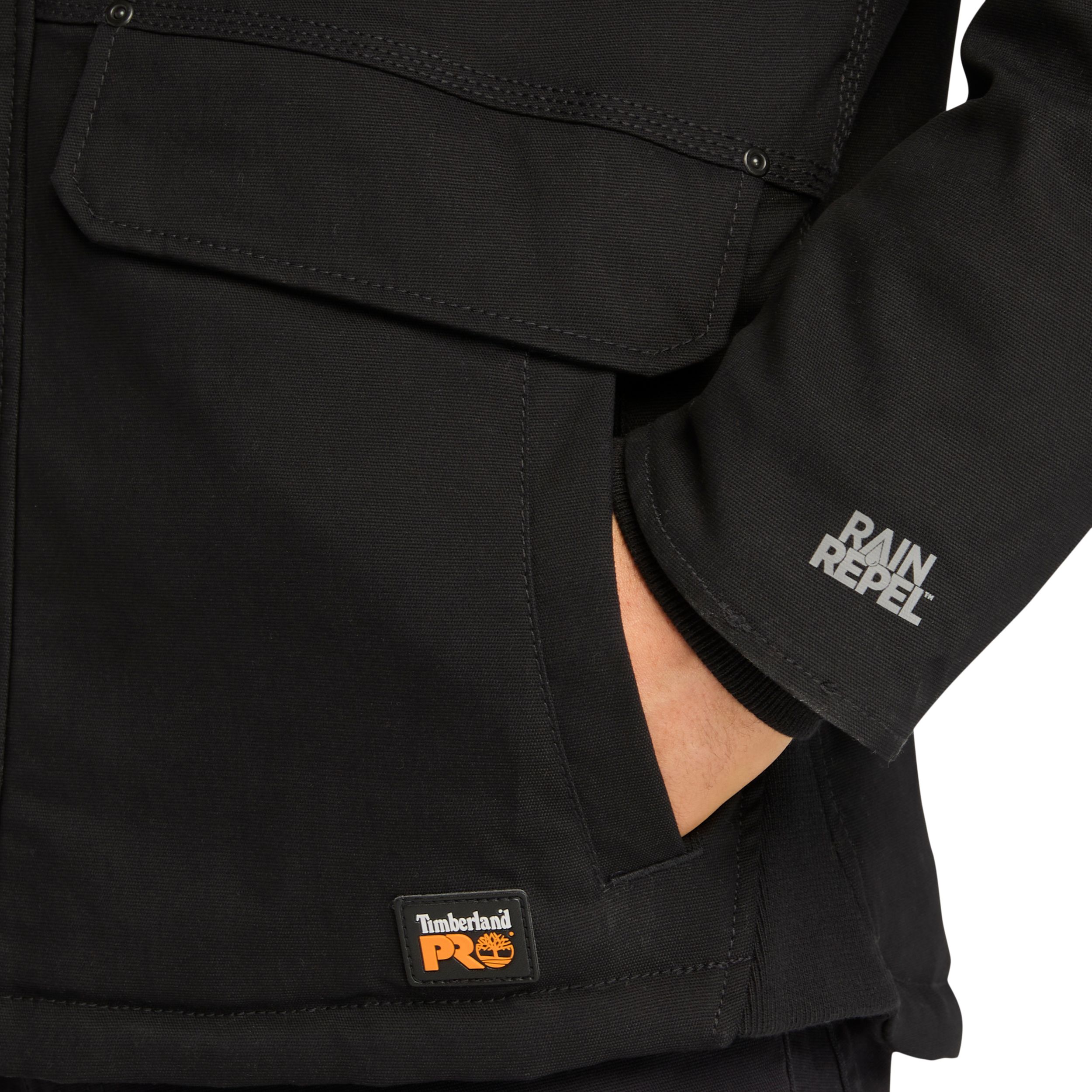 Veste de travail à capuche résistante à l'eau et isolée avec Pro Flex pour hommes, Ironhide, Timberland PRO