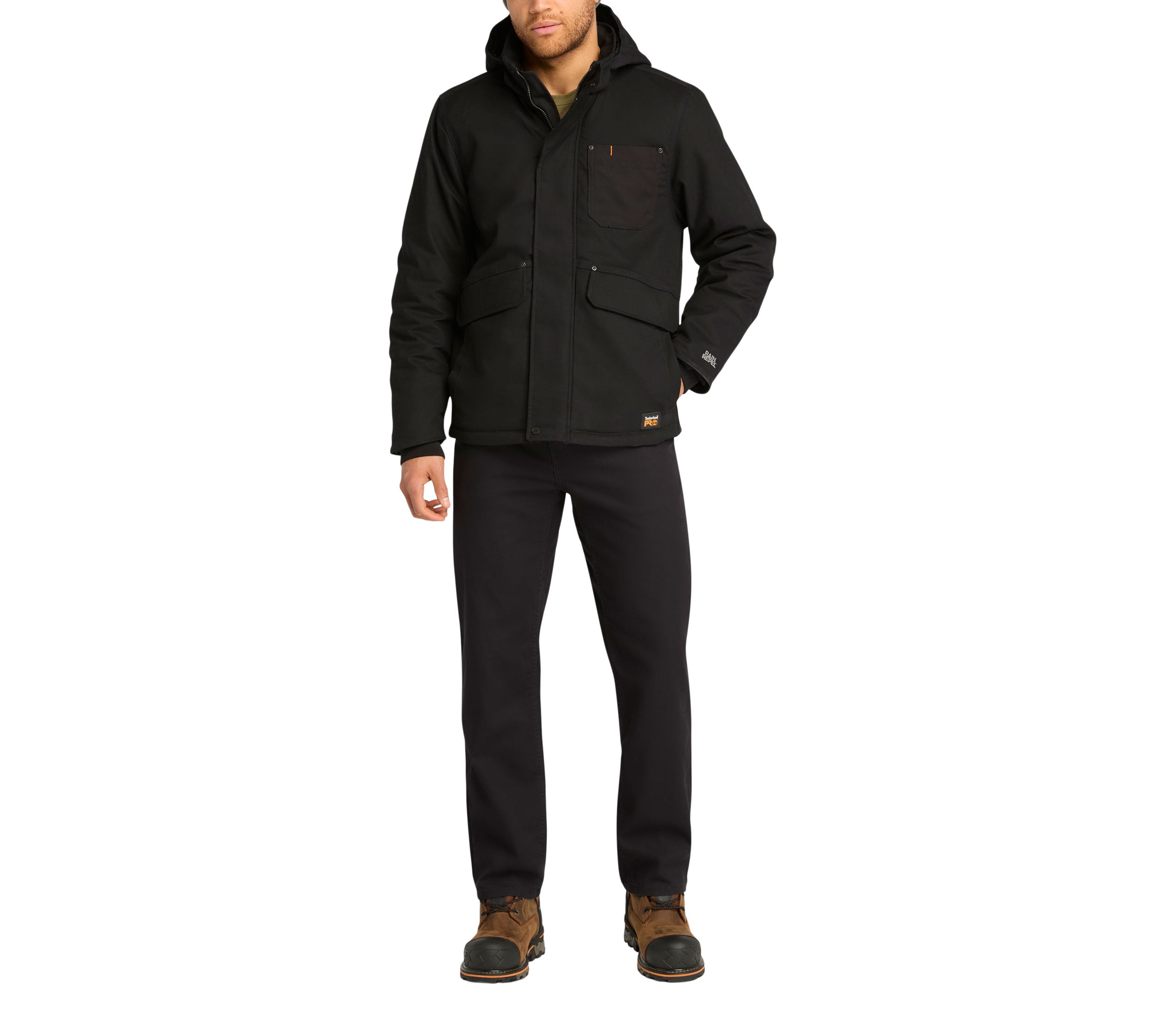 Veste de travail à capuche résistante à l'eau et isolée avec Pro Flex pour hommes, Ironhide, Timberland PRO