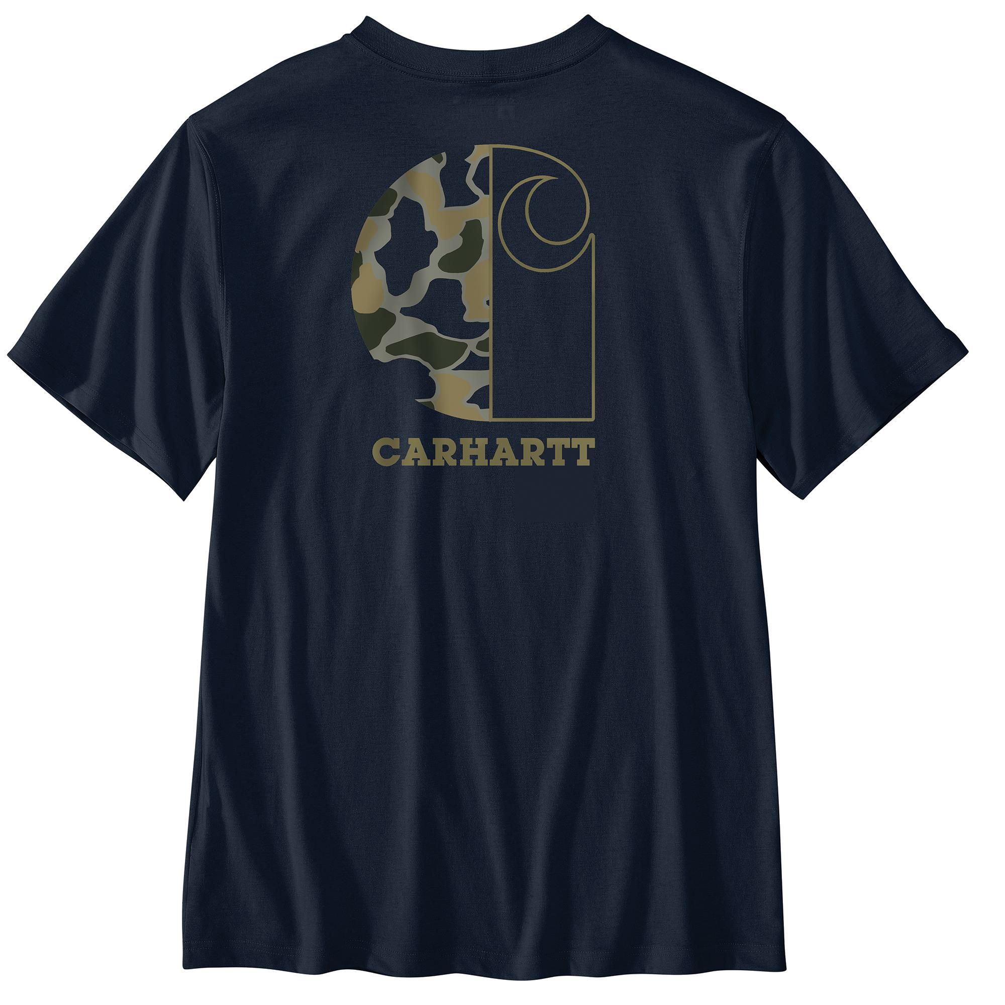 Carhartt Men's Lightweight Camo Pocket T-Shirt