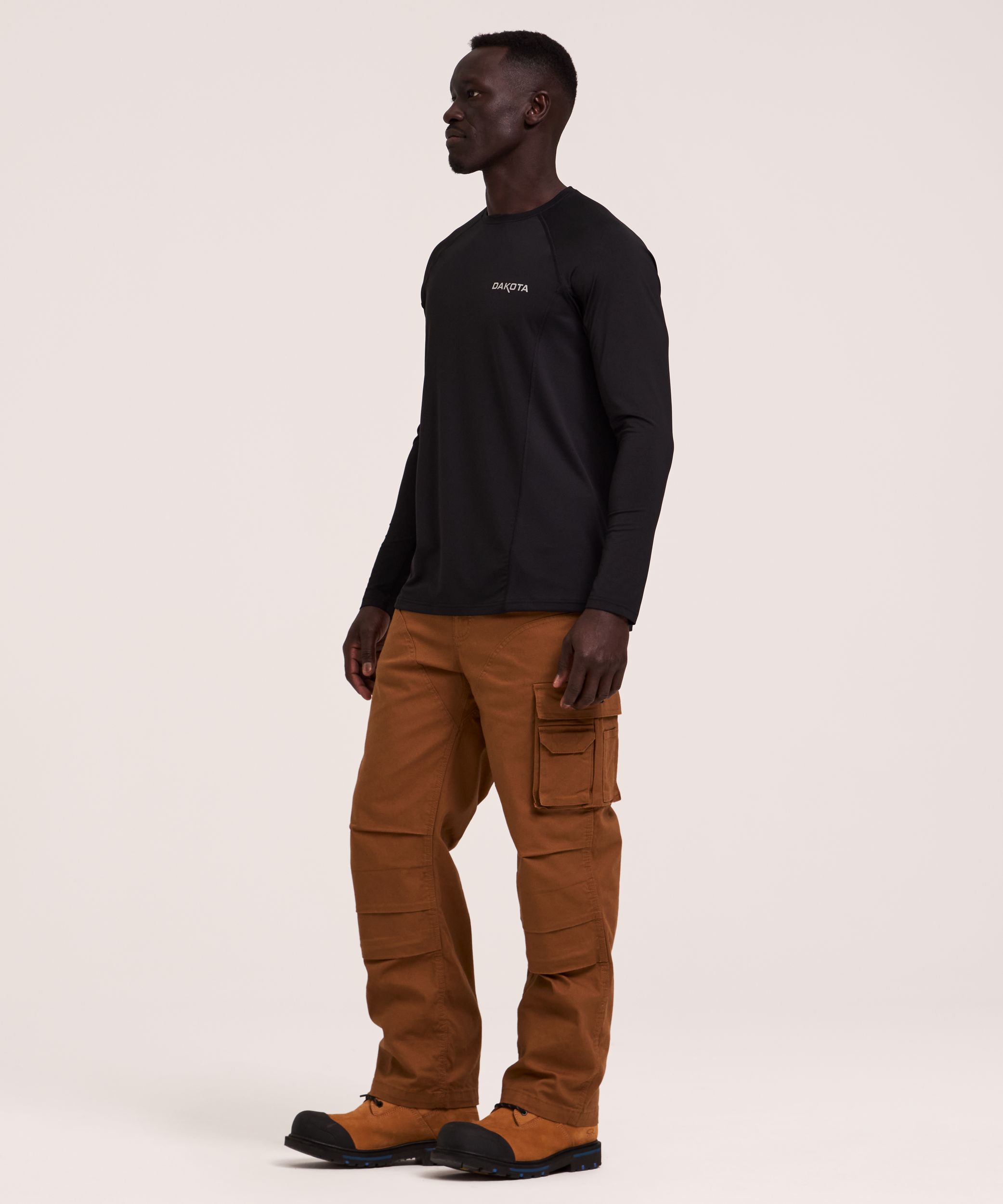 T-shirt driWear à manches longues pour hommes, série WorkPro, Dakota