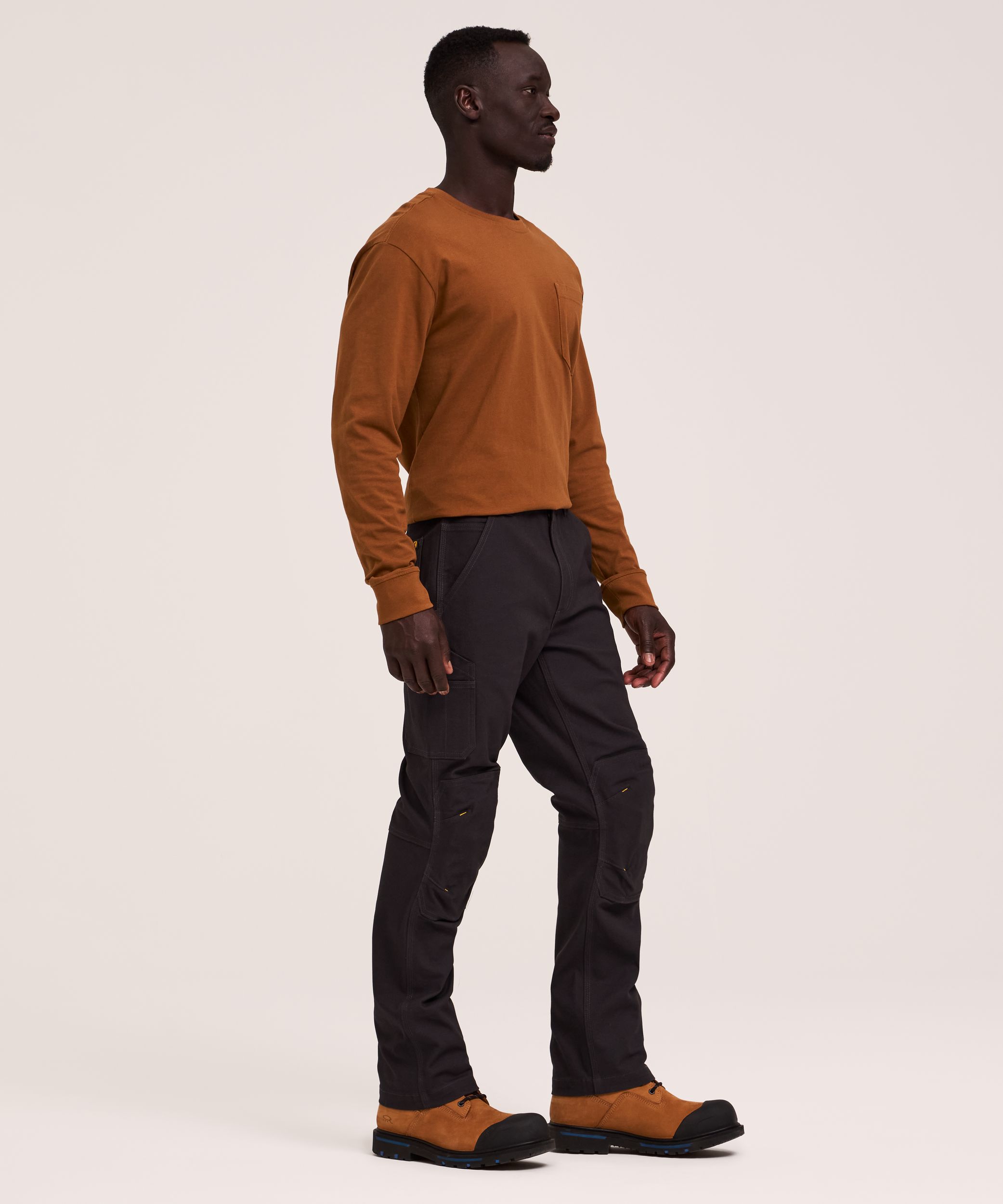 Pantalon de travail extensible en coutil avec protège-genoux, pour hommes, série Workpro, Dakota