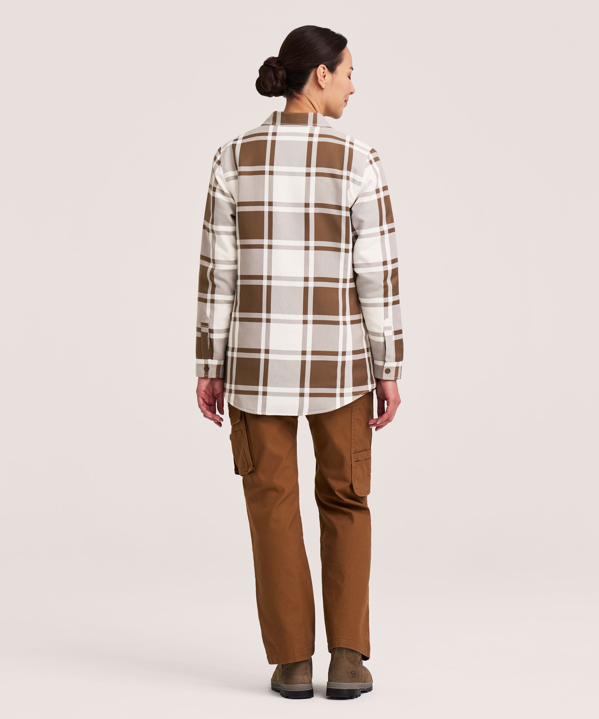 Dakota WorkPro Series Women's Tick and Mosquito Repellent Quilted Flannel Work Shirt