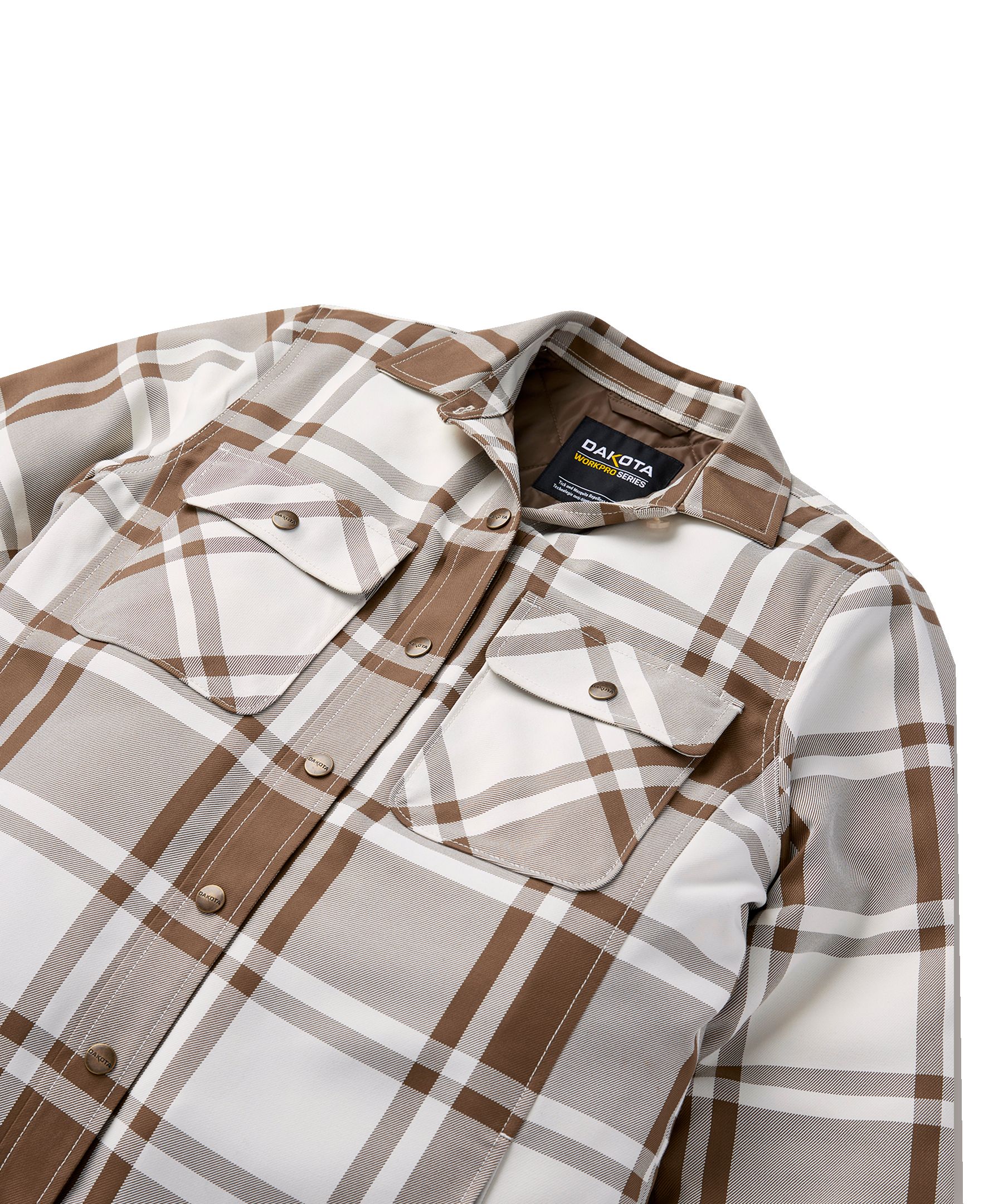 Dakota WorkPro Series Women's Tick and Mosquito Repellent Quilted Flannel Work Shirt