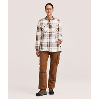Dakota WorkPro Series Women's Tick and Mosquito Repellent Quilted Flannel Work Shirt Front_Flat