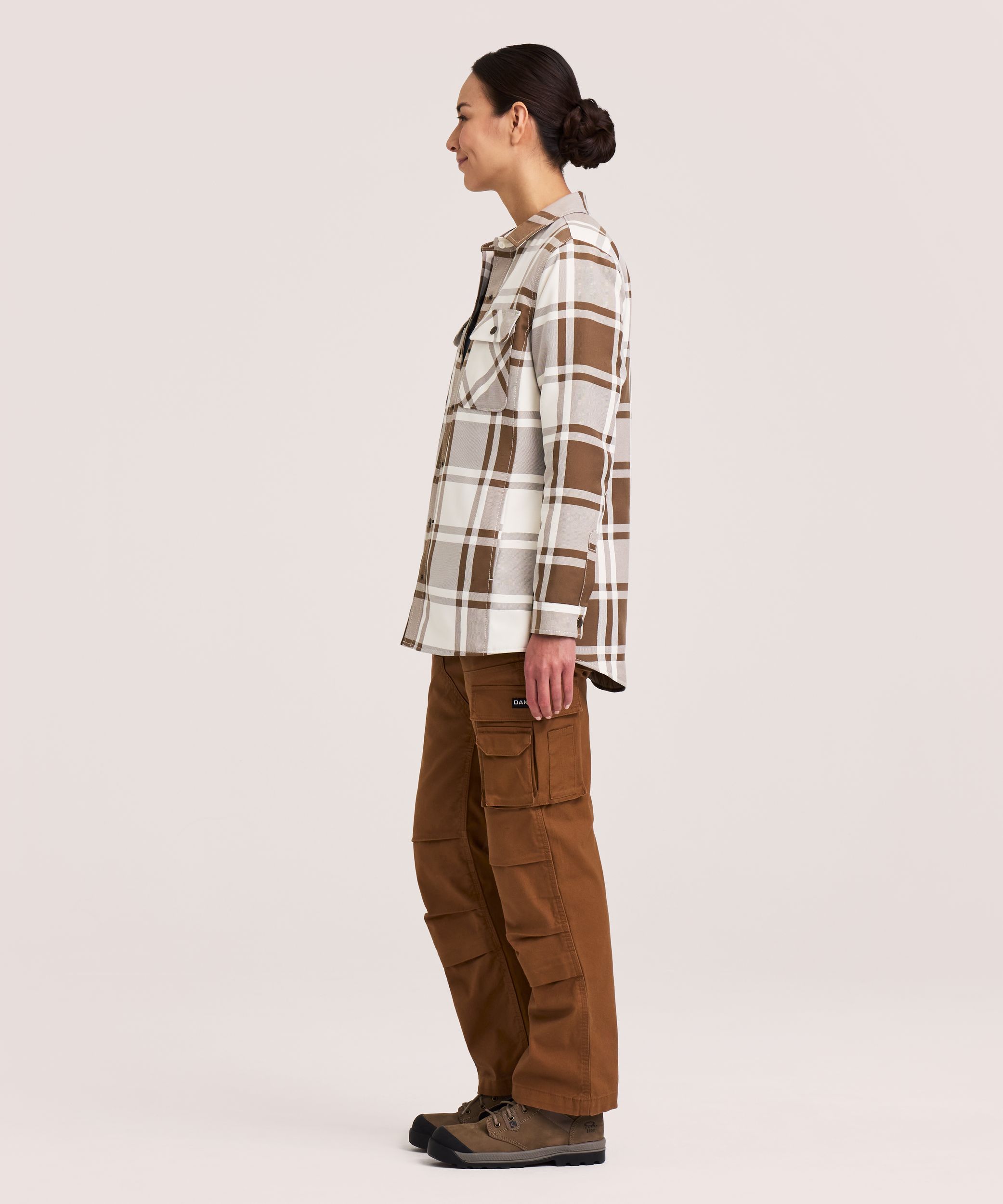 Dakota WorkPro Series Women's Tick and Mosquito Repellent Quilted Flannel Work Shirt