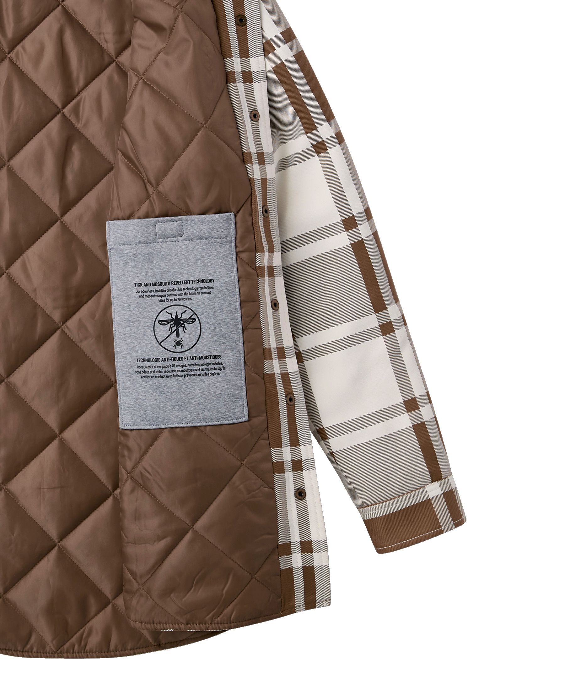 Dakota WorkPro Series Women's Tick and Mosquito Repellent Quilted Flannel Work Shirt