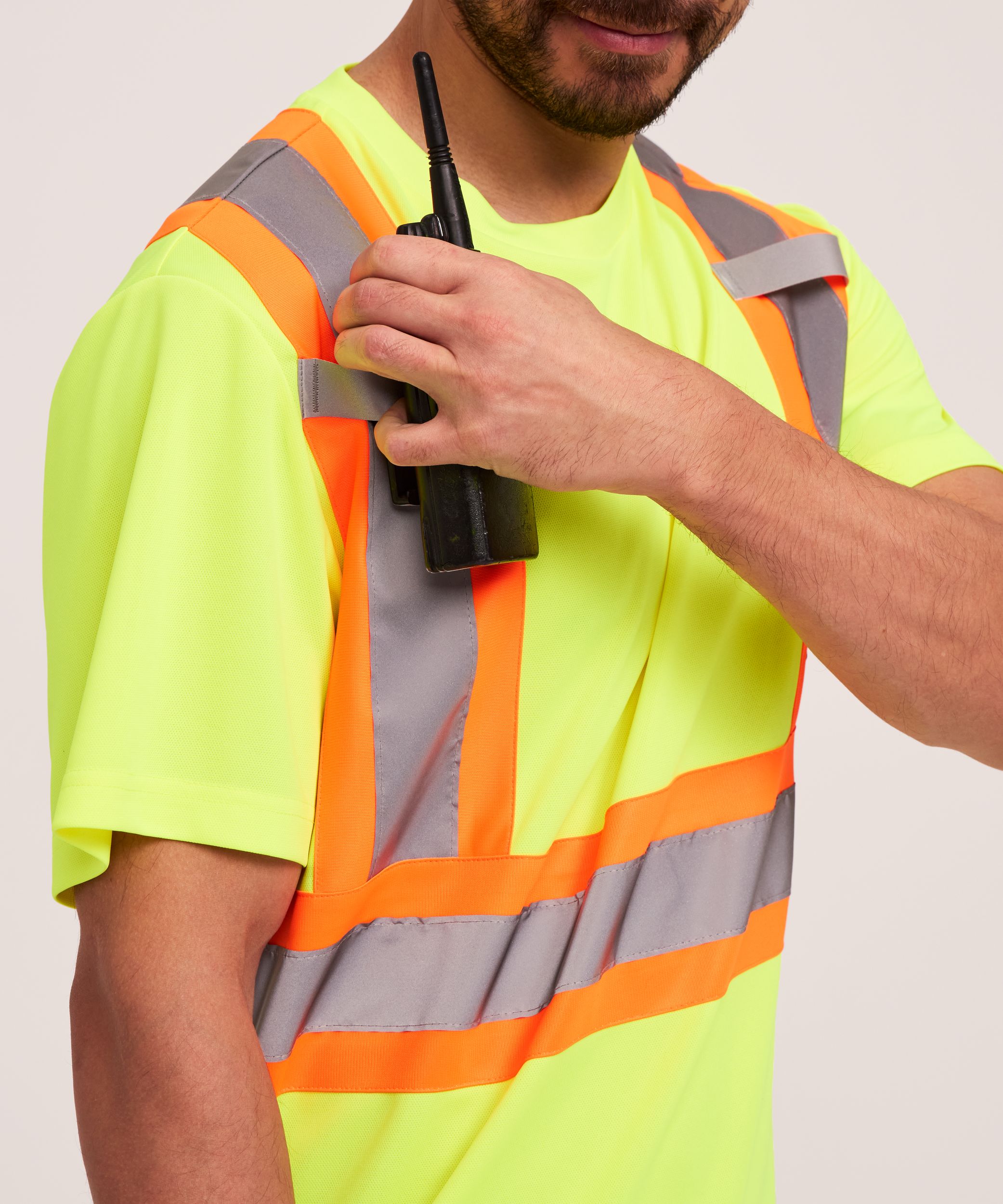 Chemise de sécurité haute visibilité de catégorie&nbsp;2 pour hommes, Aggressor