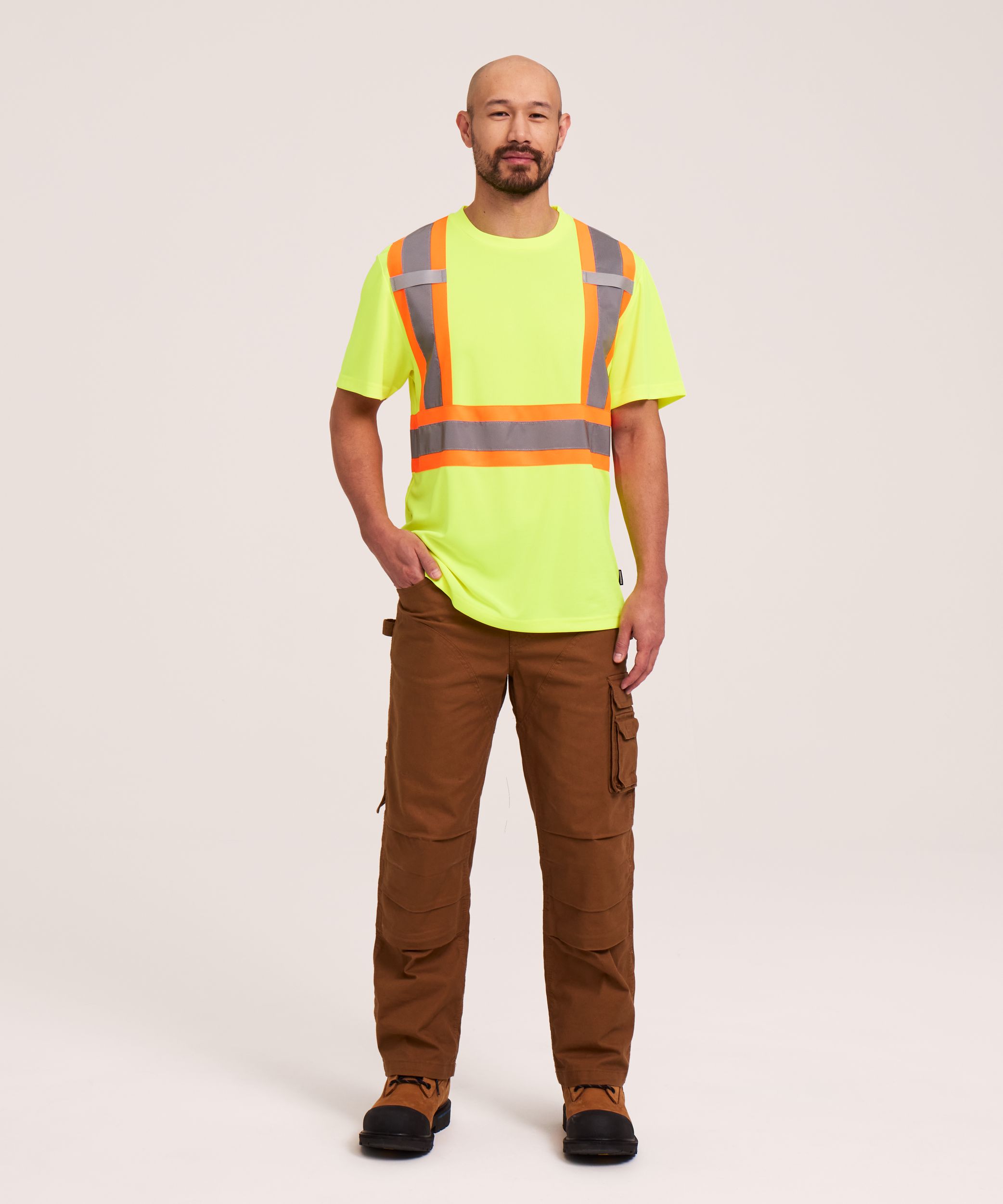 Chemise de sécurité haute visibilité de catégorie&nbsp;2 pour hommes, Aggressor