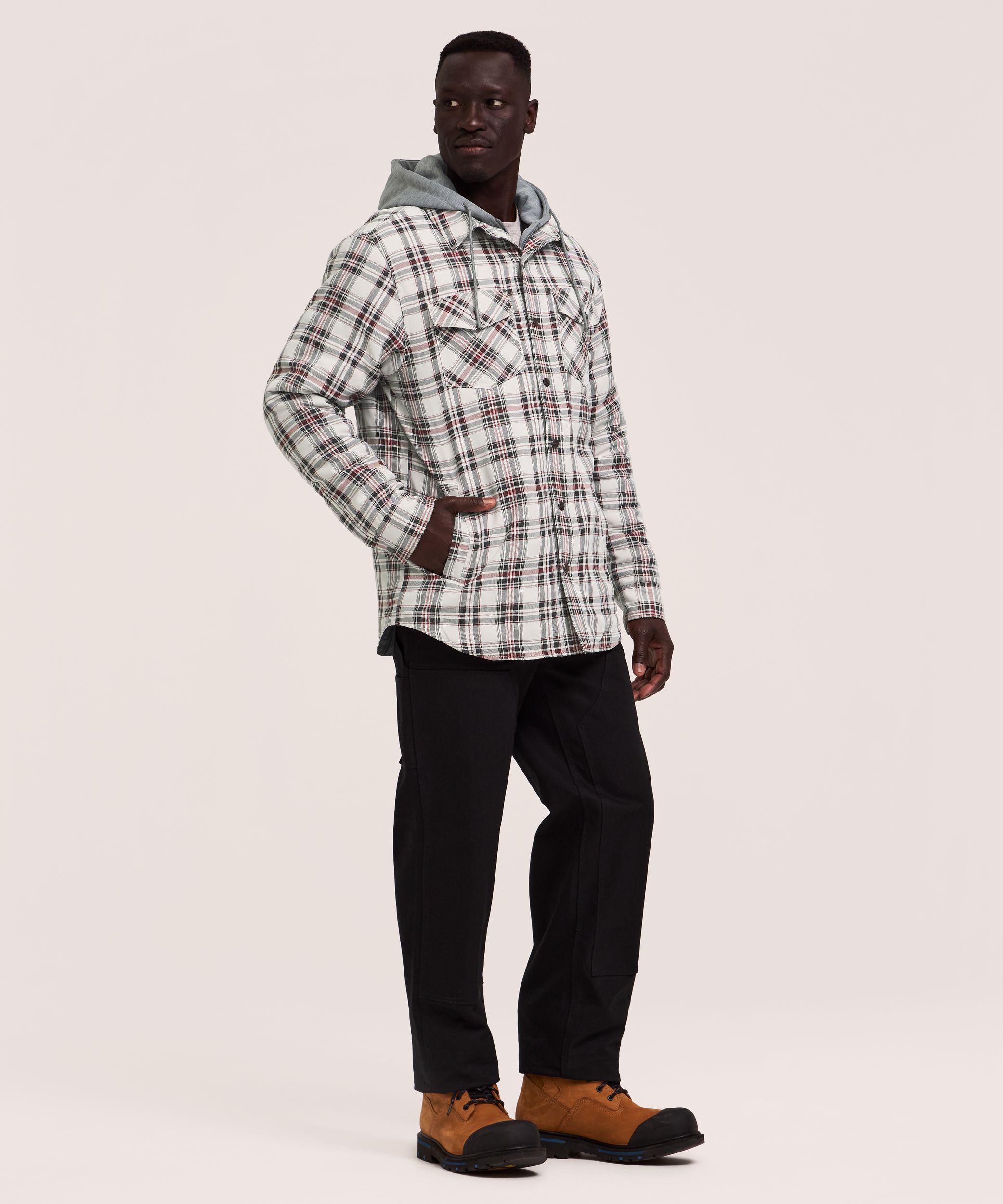 Dakota WorkPro Series Tick and Mosquito Repellant Quilted Flannel Work Shirt