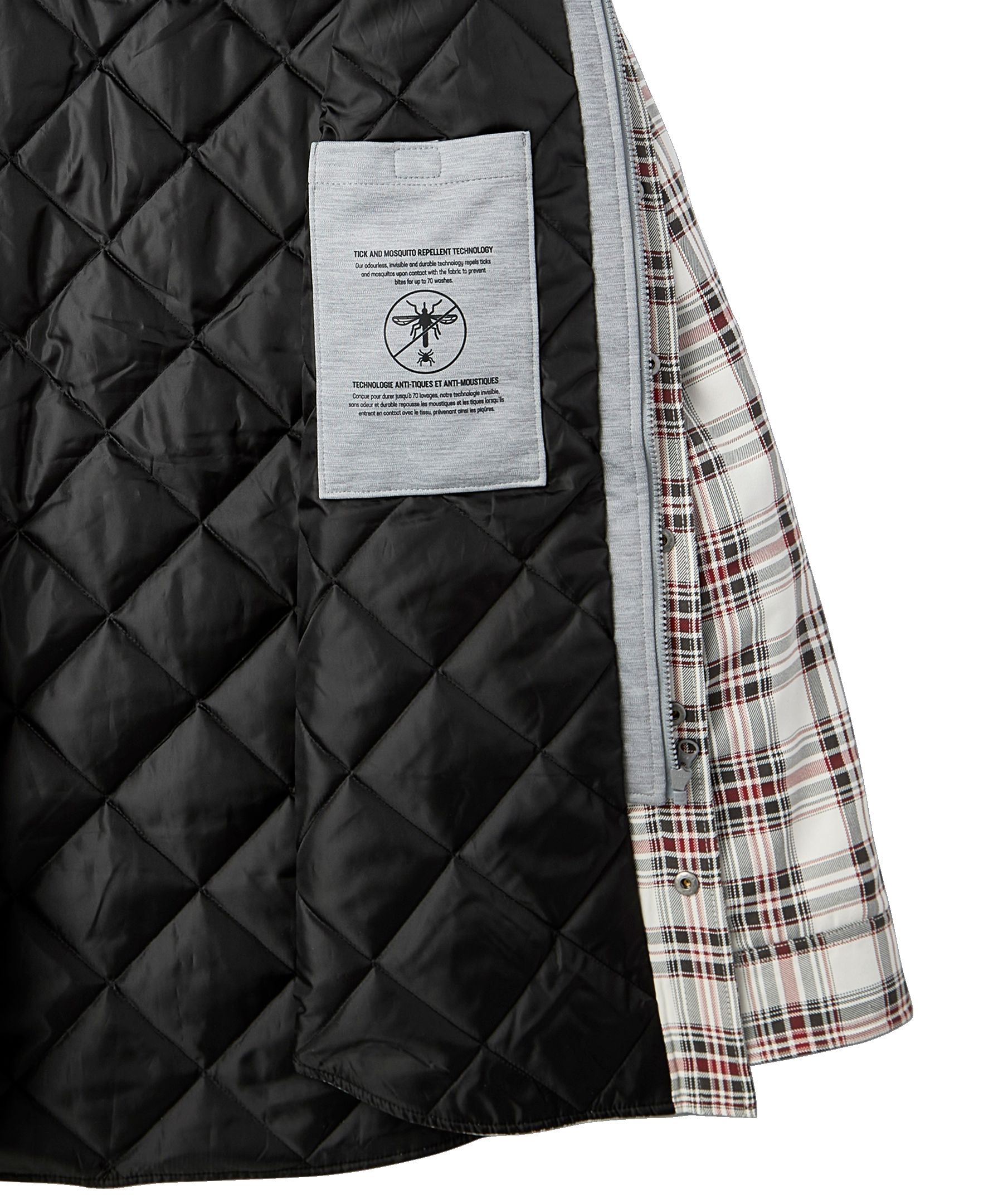 Dakota WorkPro Series Tick and Mosquito Repellant Quilted Flannel Work Shirt