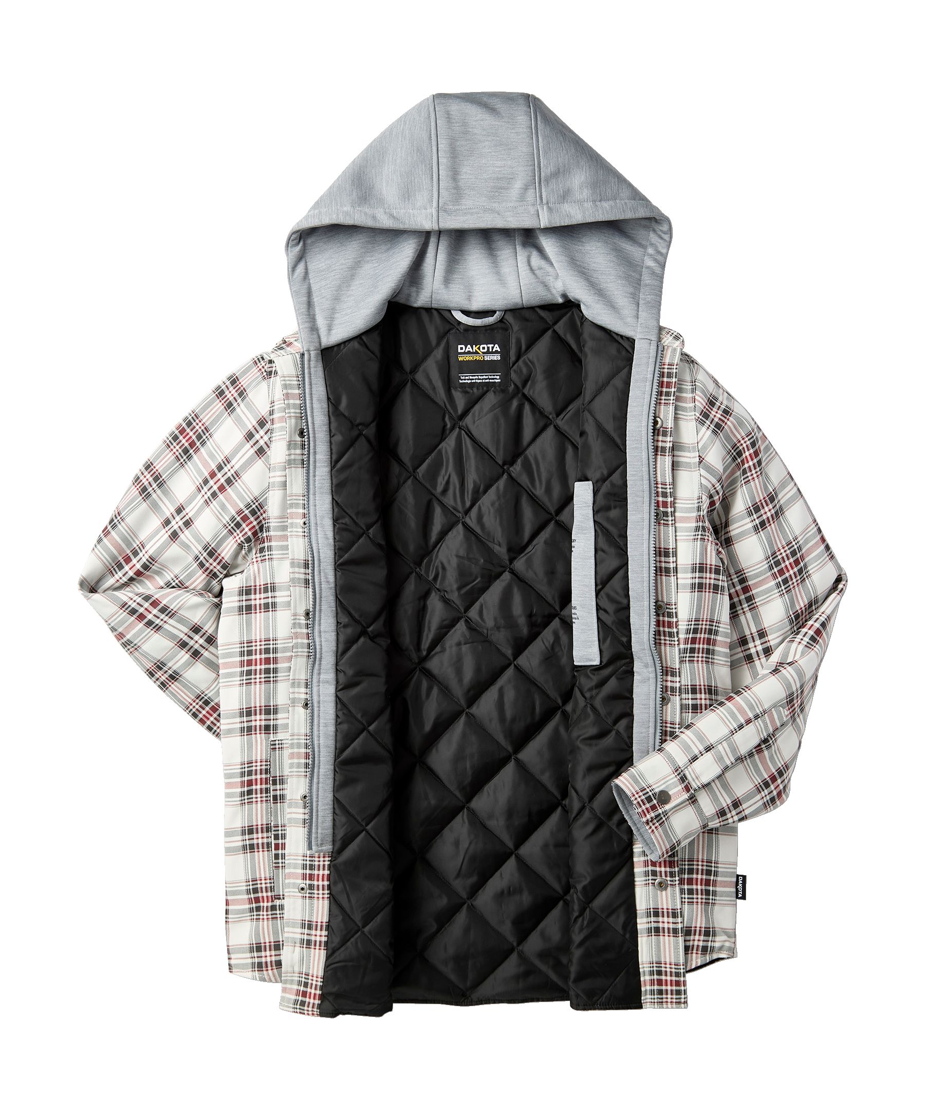 Dakota WorkPro Series Tick and Mosquito Repellant Quilted Flannel Work Shirt