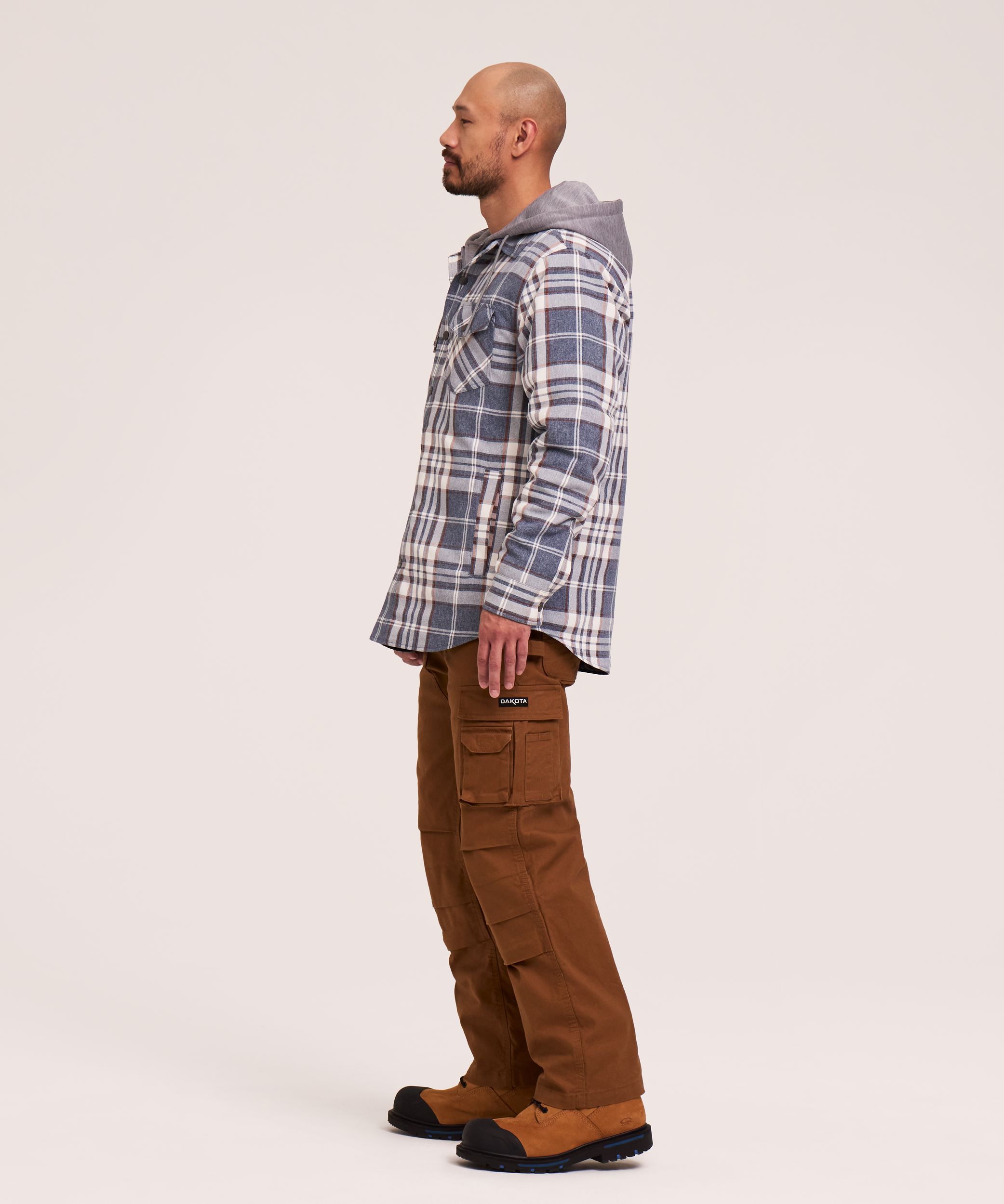 Dakota WorkPro Series Tick and Mosquito Repellant Quilted Flannel Work Shirt