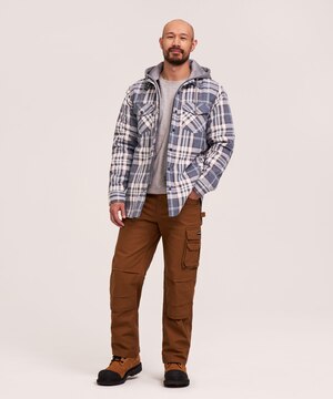 Dakota WorkPro Series Tick and Mosquito Repellant Quilted Flannel Work Shirt