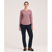 T-shirt de travail à manches longues avec protection contre les tiques et les moustiques pour femmes, série WorkPro, Dakota Front_Flat