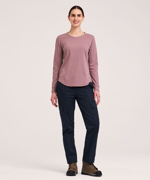 T-shirt de travail à manches longues avec protection contre les tiques et les moustiques pour femmes, série WorkPro, Dakota