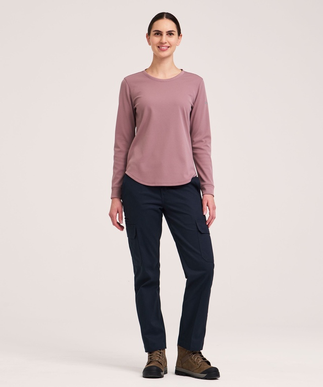 T-shirt de travail à manches longues avec protection contre les tiques et les moustiques pour femmes, série WorkPro, Dakota