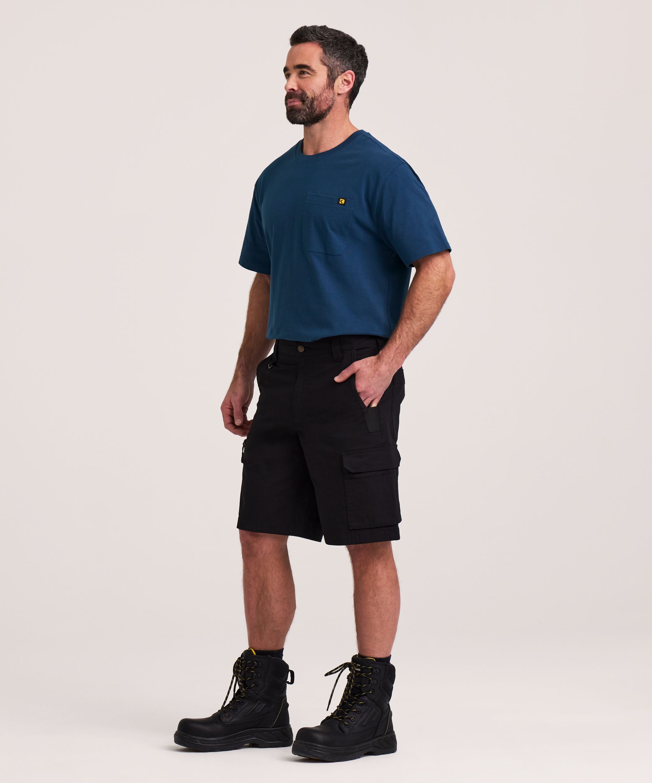 Short de travail cargo extensible pour hommes, série Workpro, Dakota