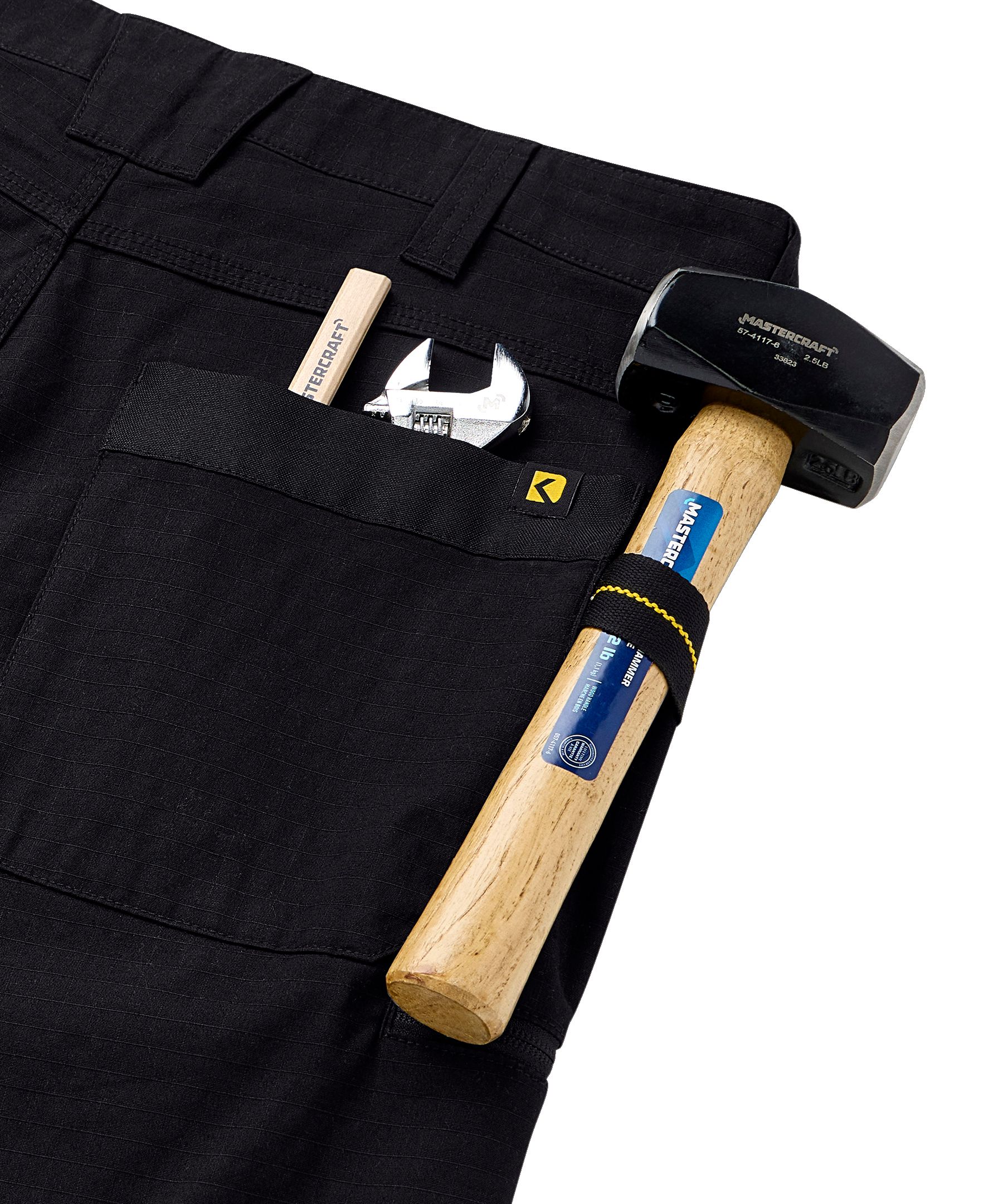 Short de travail cargo extensible pour hommes, série Workpro, Dakota