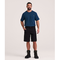 Short de travail cargo extensible pour hommes, série Workpro, Dakota Front_Flat
