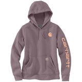 Carhartt Women's Relaxed Fit Sleeve Logo Graphic Hoodie Front_Flat