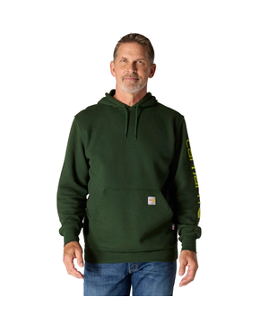 Carhartt Men's Force Flame Resistent Sleeve Logo Hoodie