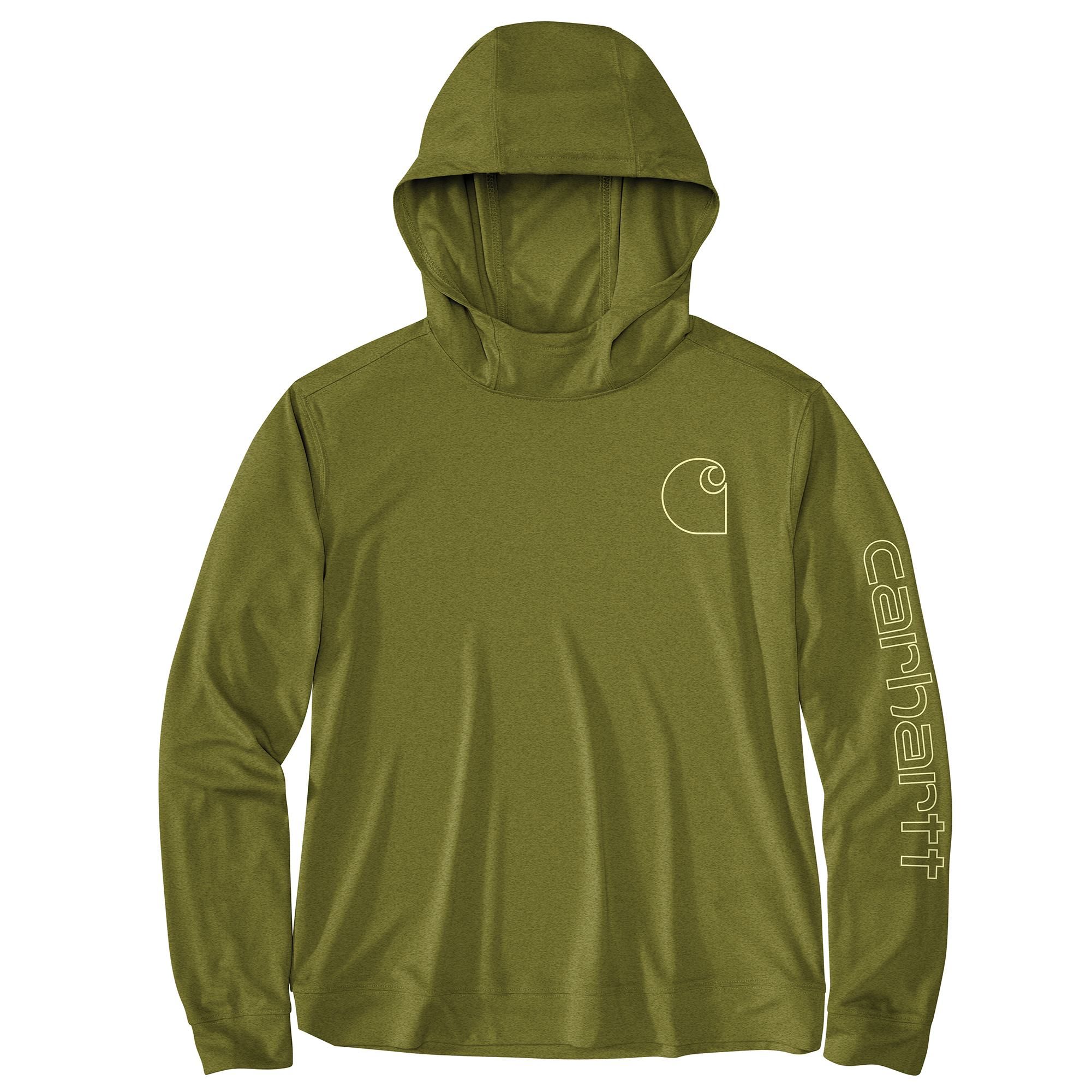 Carhartt Women's Force Sun Defender Long Sleeve Hooded Shirt