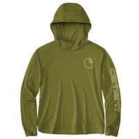 Carhartt Women's Force Sun Defender Long Sleeve Hooded Shirt
