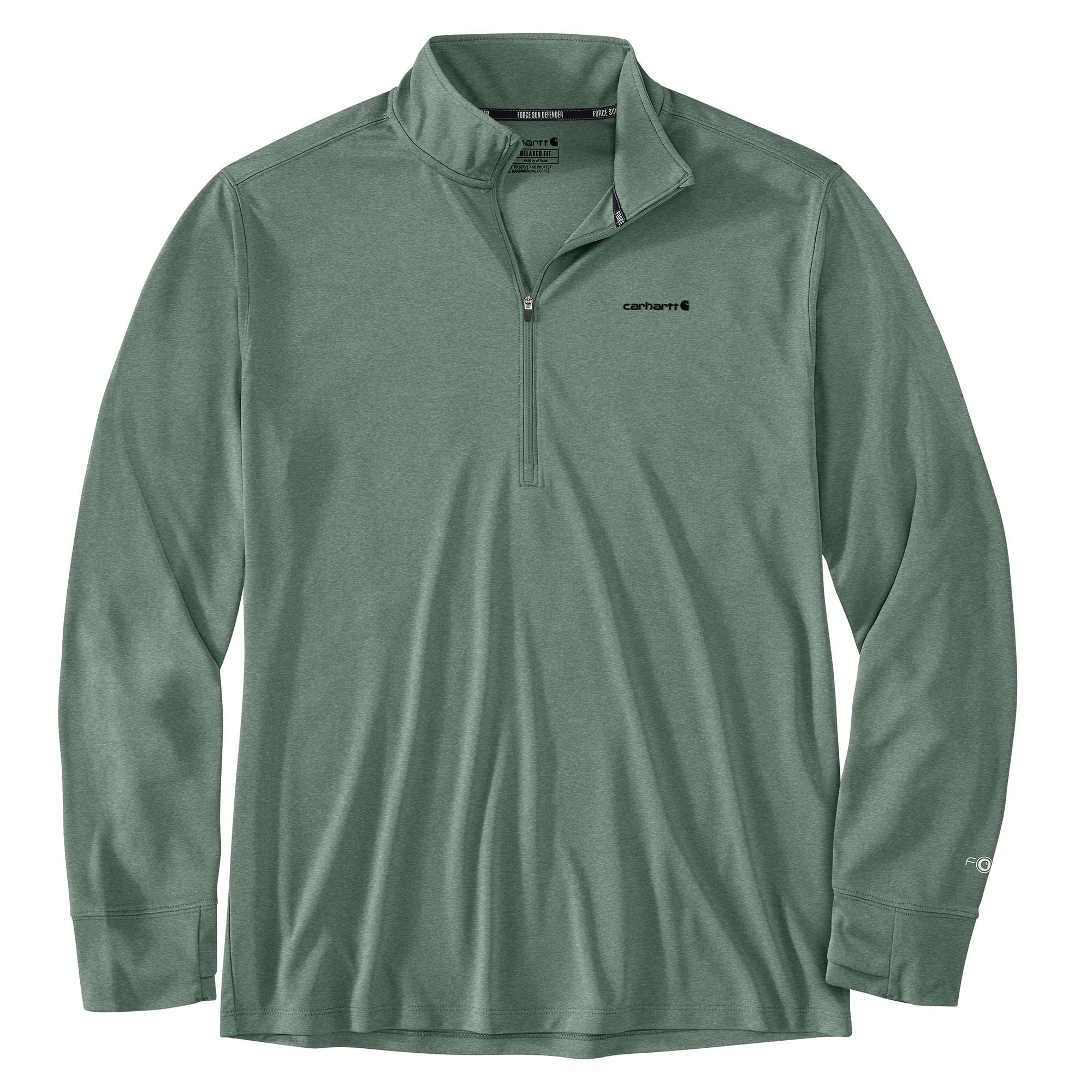 Carhartt Men's Force Sun Defender 1/2 Zip Shirt