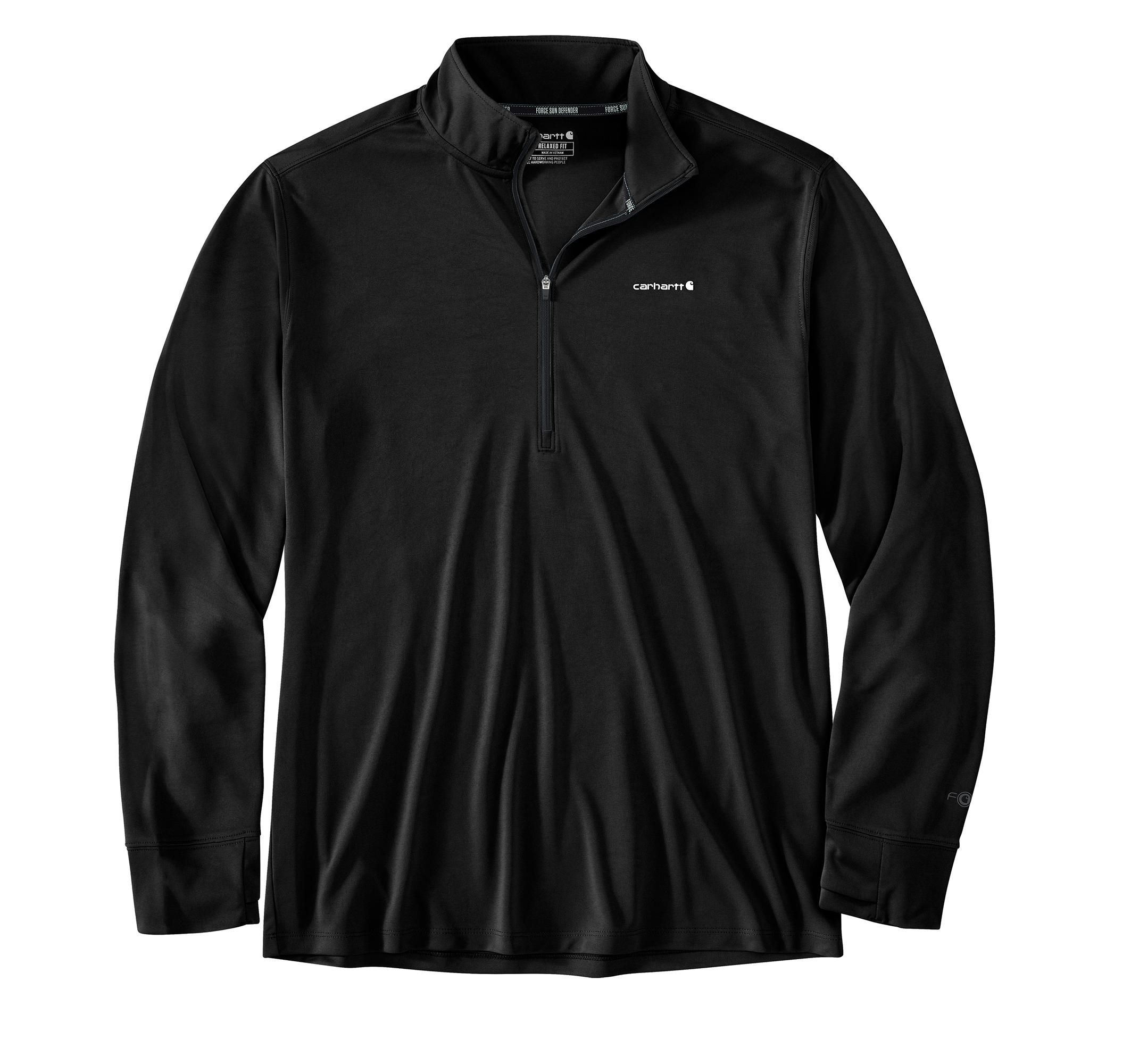 Carhartt Men's Force Sun Defender 1/2 Zip Shirt
