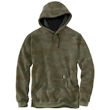 Carhartt Men's Logo Sleeve Pullover Hoodie Front_Flat