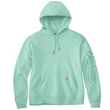 Carhartt Women's Sawyer Script Logo Hoodie Front_Flat
