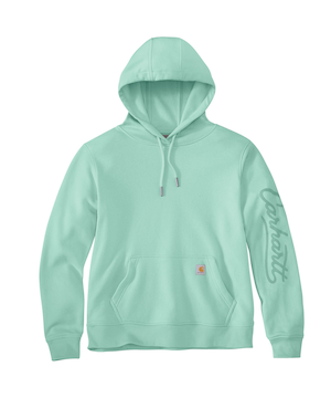 Carhartt Women's Sawyer Script Cotton-Blend Fleece Hoodie