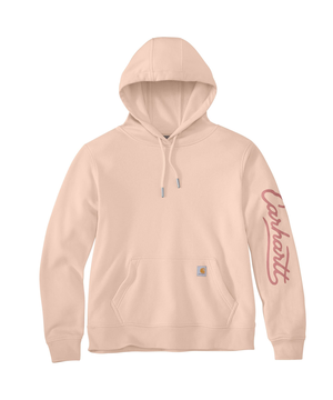 Chandail à capuche à logo en caractères d'écriture pour femmes, Sawyer, Carhartt