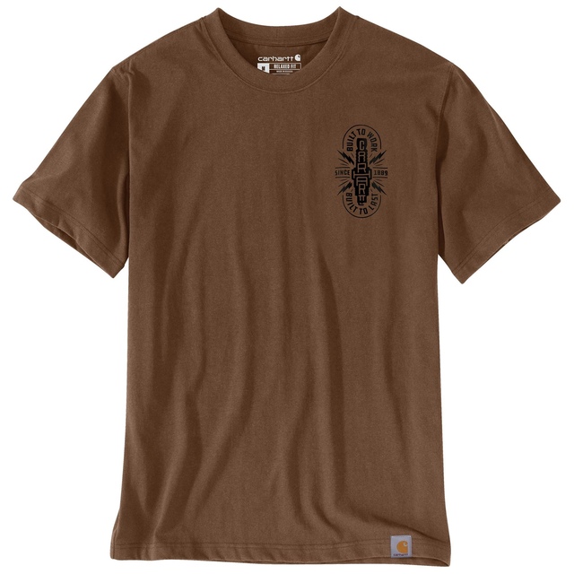T-shirt à graphique au dos pour hommes, Carhartt