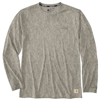 Carhartt Men's Force Sun Defender Long Sleeve T-Shirt Front_Flat