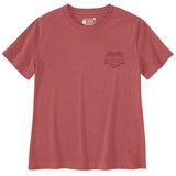 T-shirt léger à manches courtes orné d’un motif en forme de cœur pour femmes, Carhartt Front_Flat