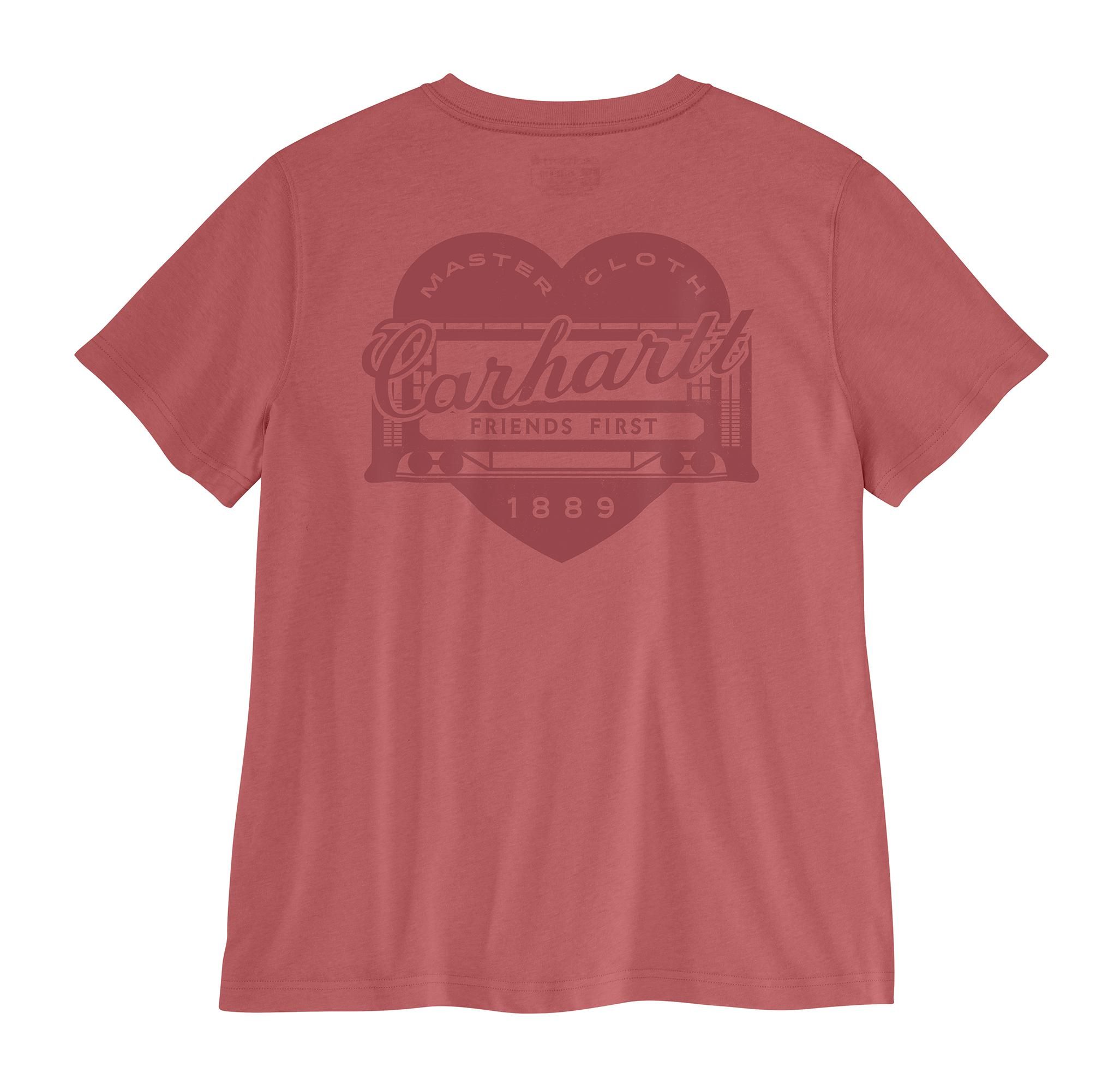 Carhartt Women's Heart Lightweight Short Sleeve T-Shirt