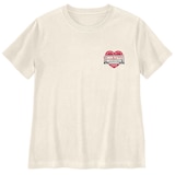 T-shirt léger à manches courtes orné d’un motif en forme de cœur pour femmes, Carhartt Front_Flat