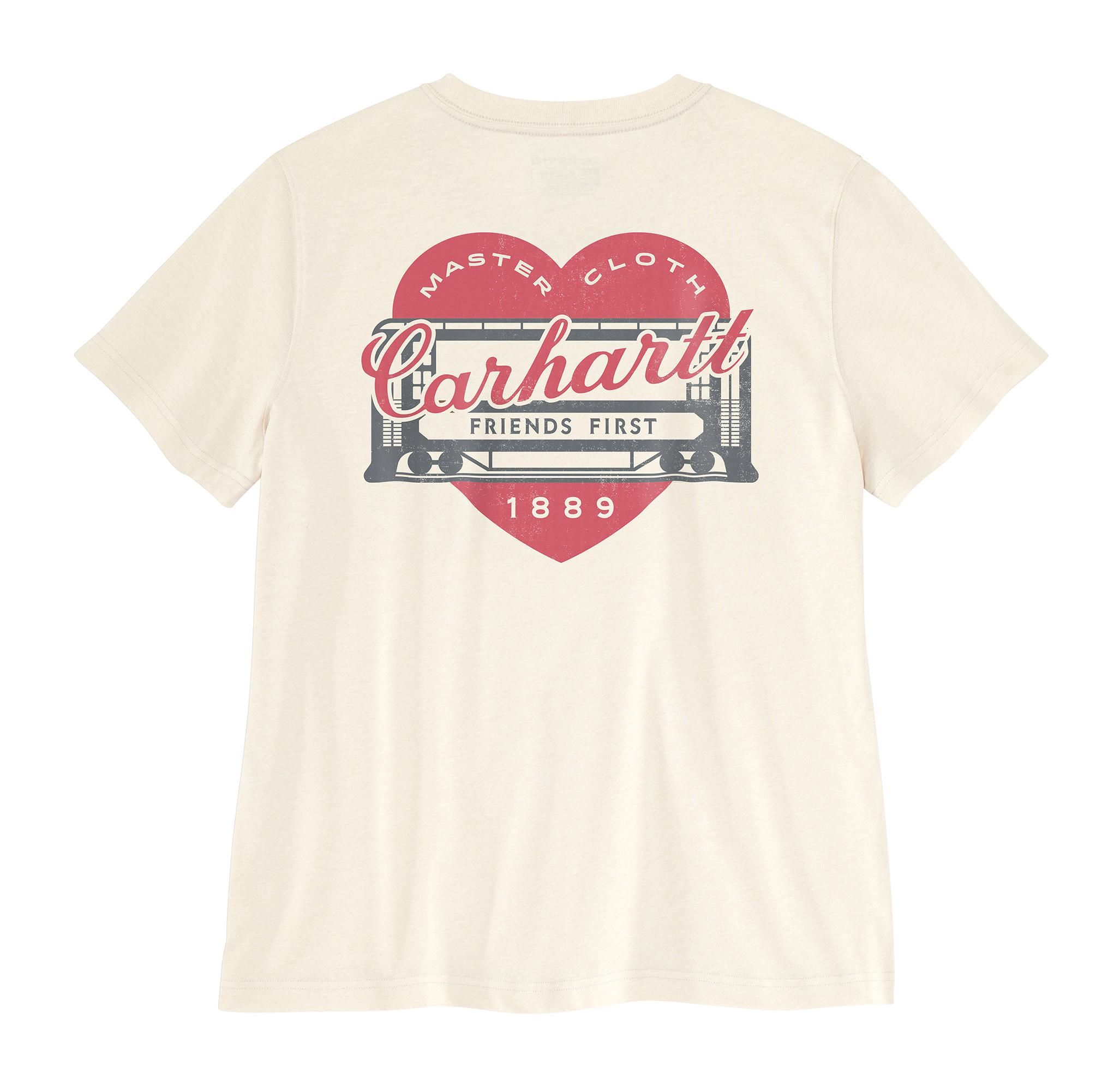 Carhartt Women's Heart Lightweight Short Sleeve T-Shirt